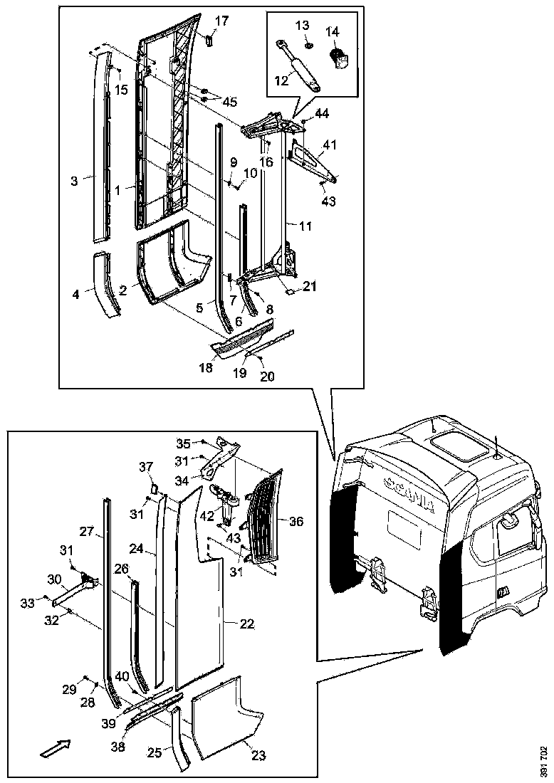 Buy 2301863 FRAME SCANIA