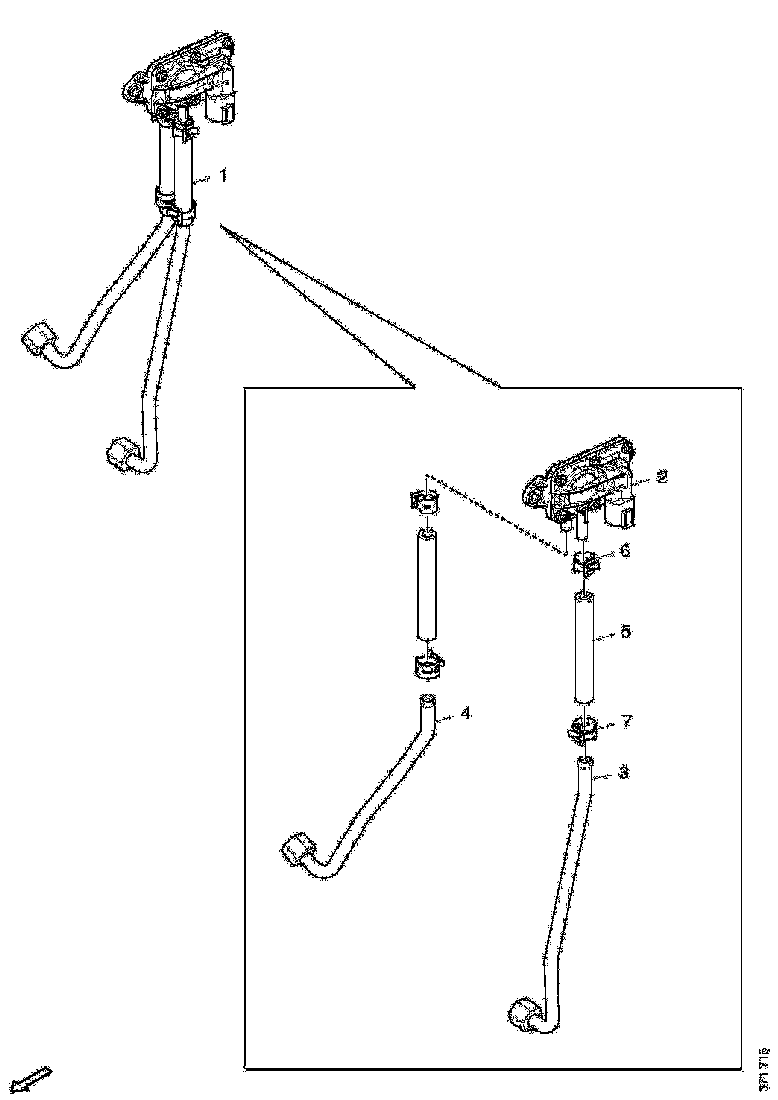 Buy 2302150 Differential pressure sensor SCANIA