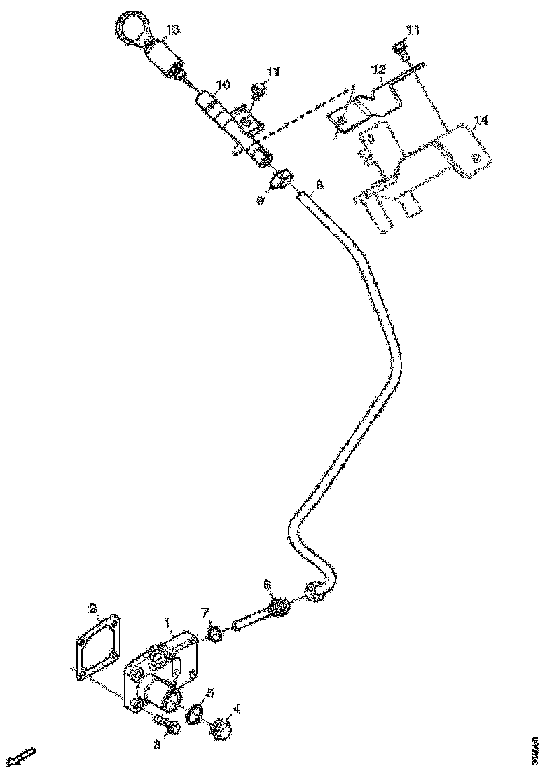 Buy 2302860 OIL DIPSTICK SCANIA