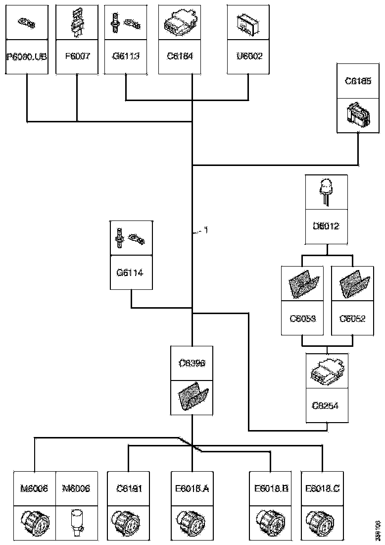 Buy 2303067 CABLE HARNESS SCANIA
