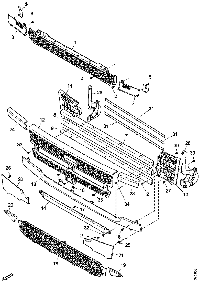 Buy 2307679 SHIELDING NET SCANIA