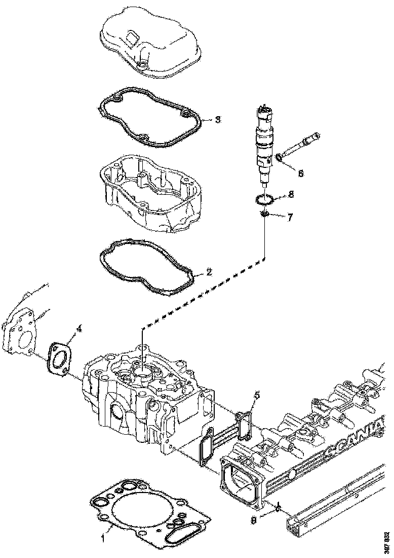 Buy 2308201 GASKET KIT SCANIA