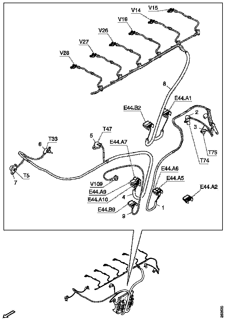 Buy 2311108 CABLE HARNESS SCANIA
