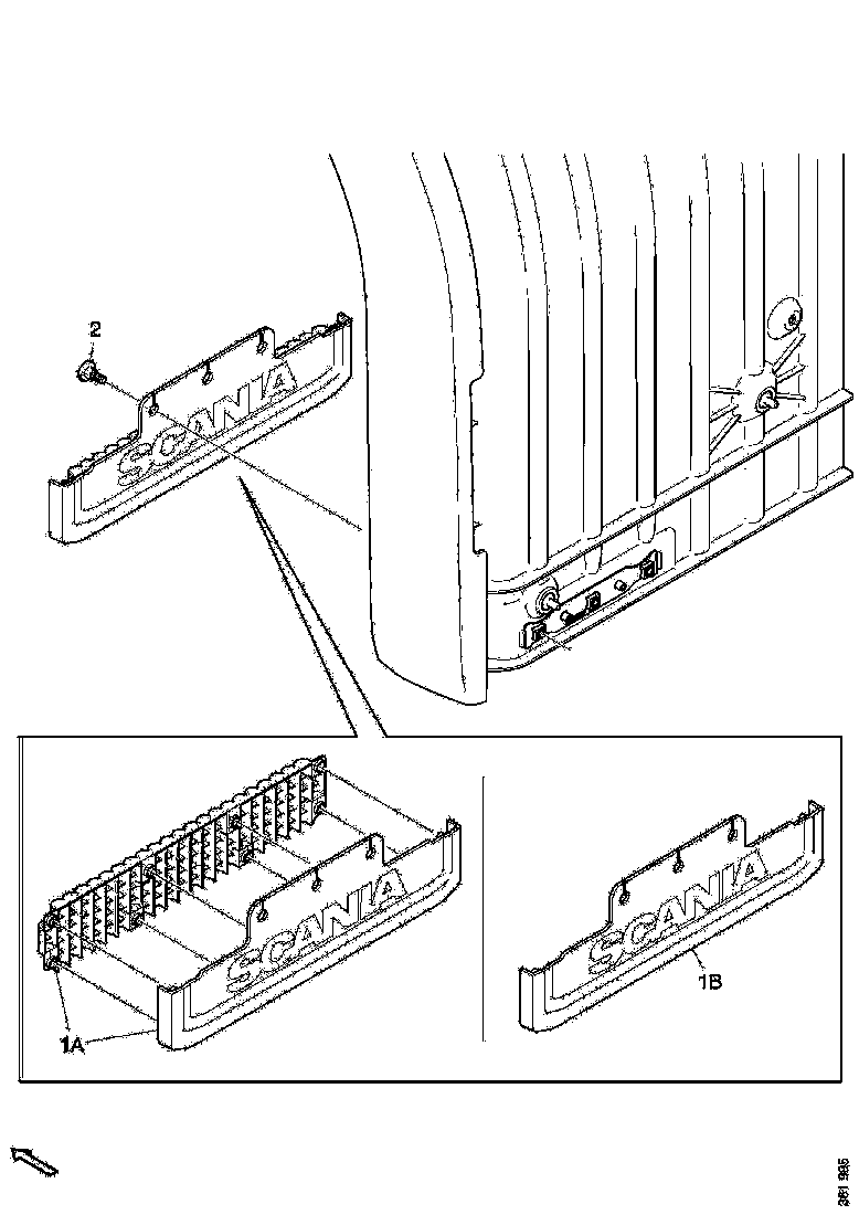 Buy 2325540 MUDFLAP SCANIA
