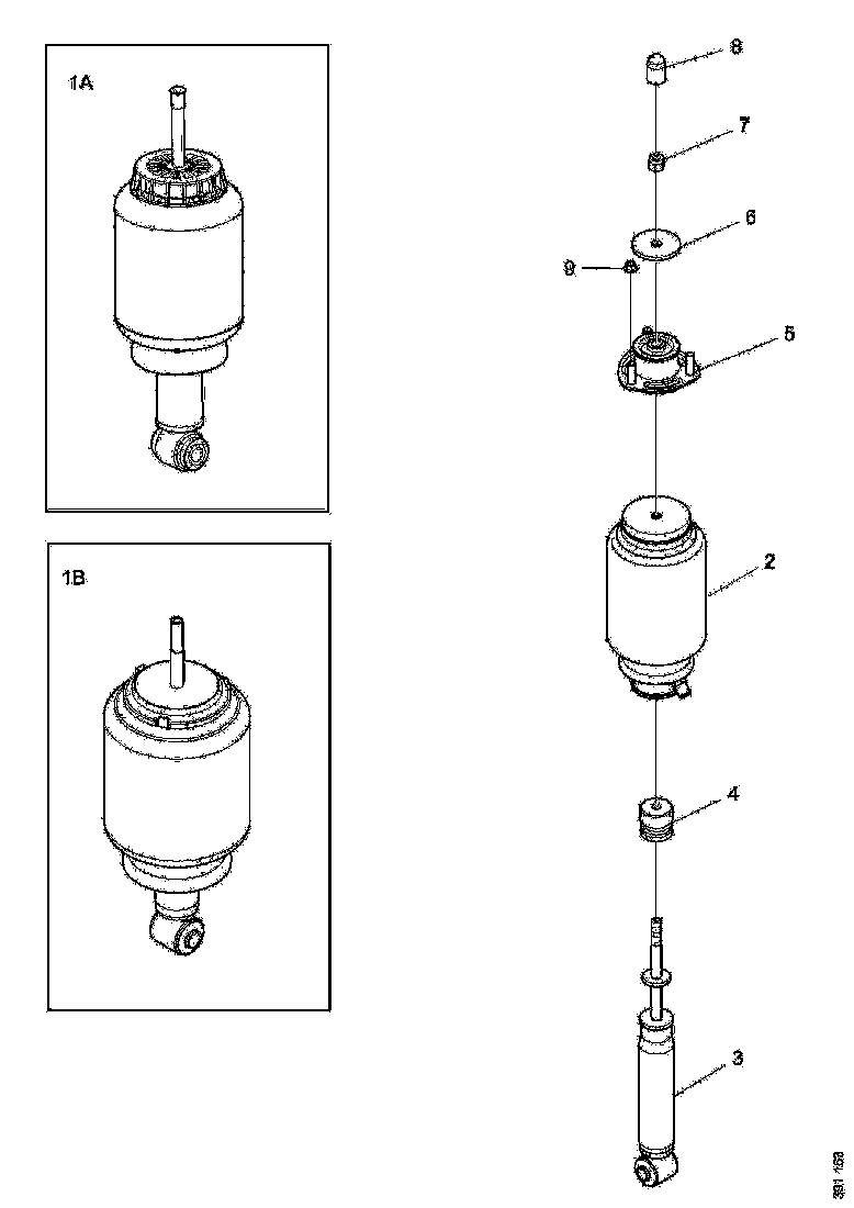 Buy 2331199 SHOCK ABSORBER SCANIA