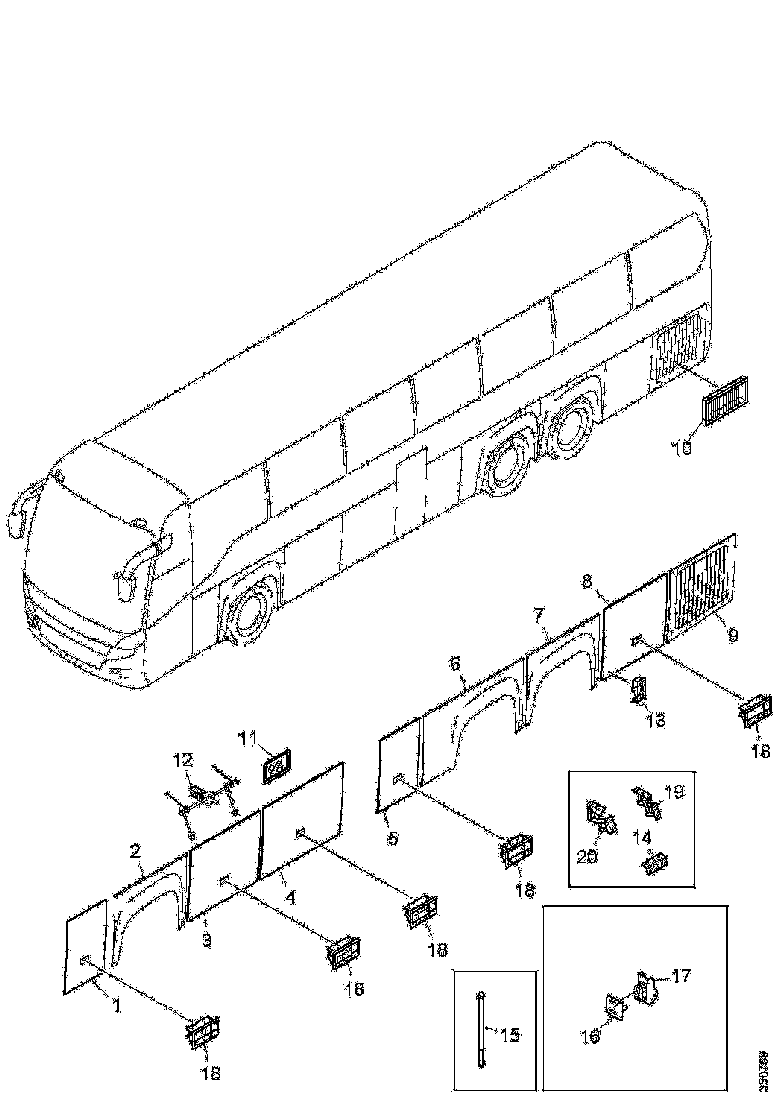 Buy 2331411 LUGGAGE COMPARTMENT DOOR SCANIA