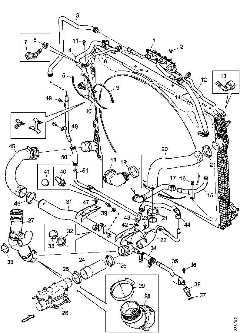 Buy 2334335 HOSE ASSEMBLY SCANIA
