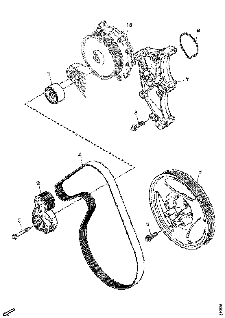 Buy 2334403 BELT TENSIONER SCANIA