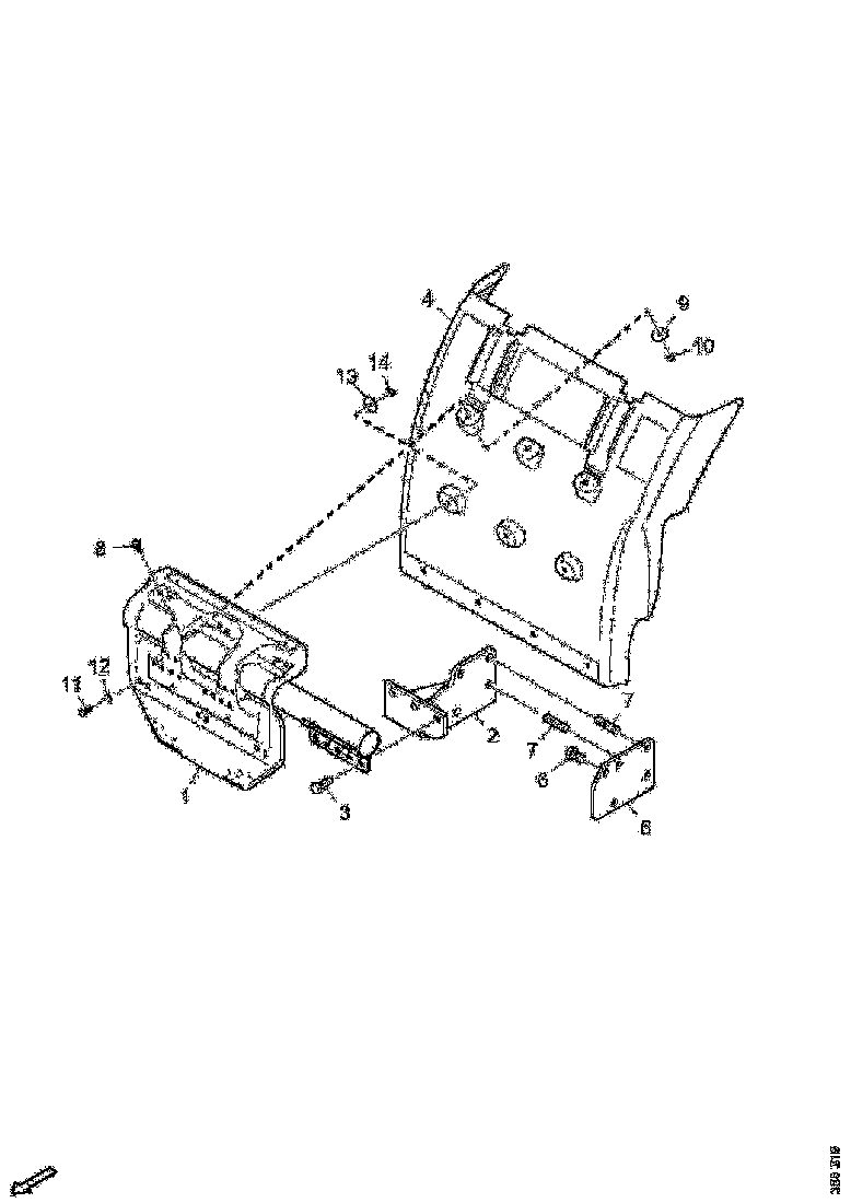 Buy 2355143 MUDGUARD BRACKET SCANIA