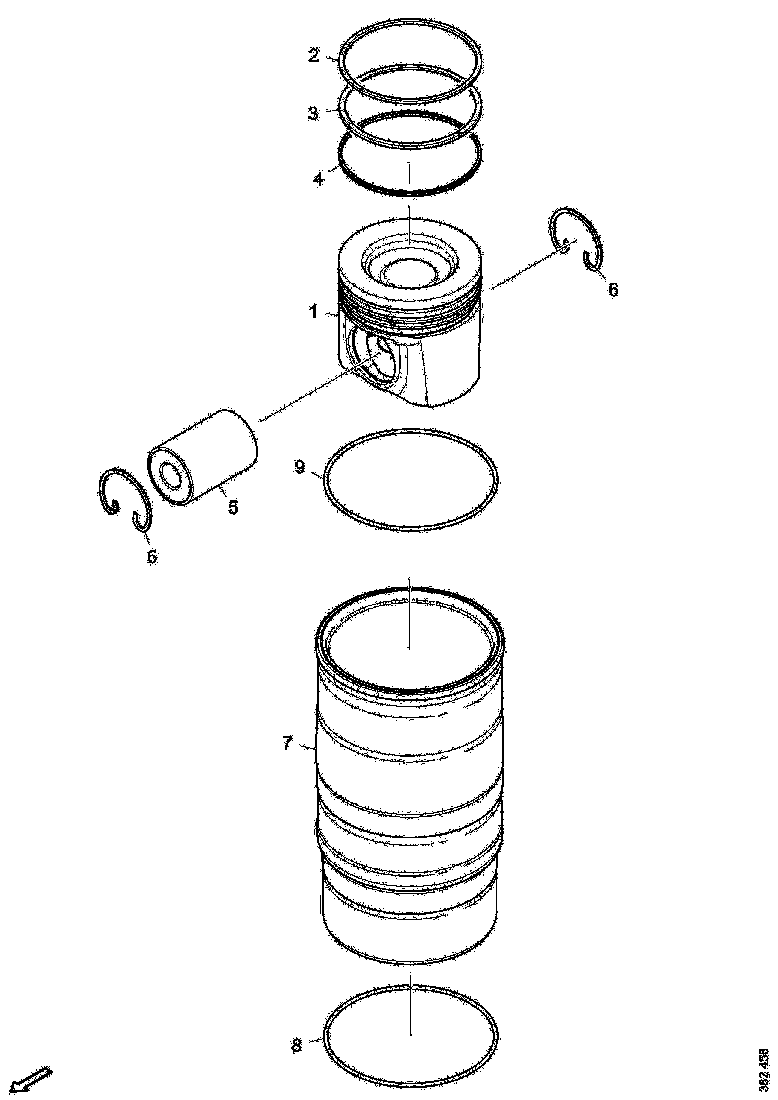 Buy 2359445 CYLINDER LINER SCANIA