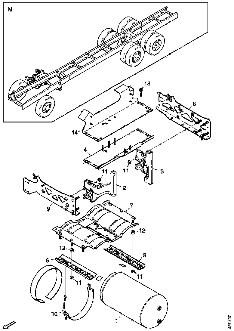 Buy 2361151 RETAINING STRAP SCANIA
