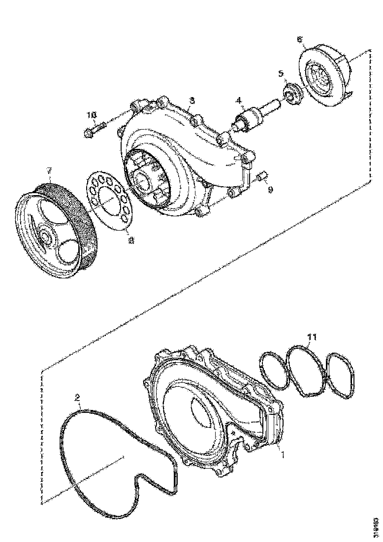 Buy 2363452 COOLANT PUMP SCANIA
