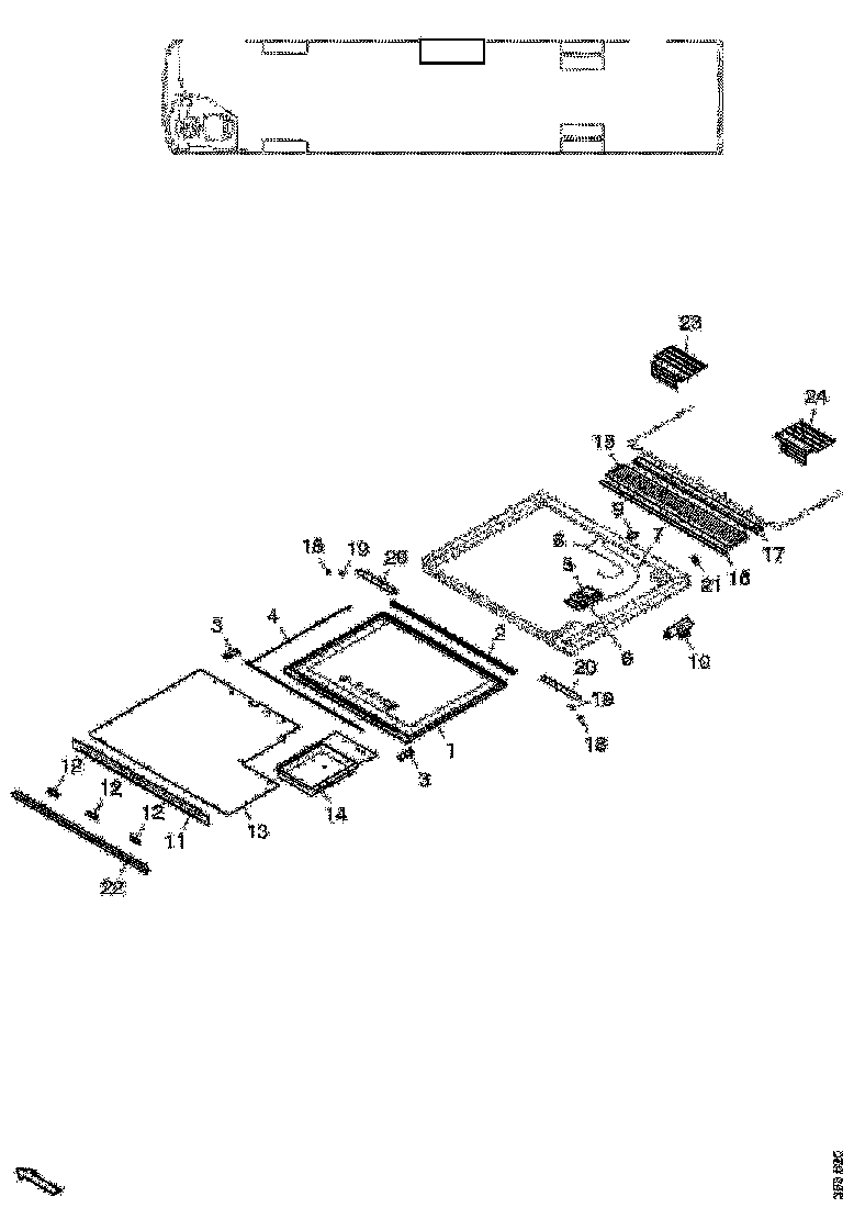 Buy 2372791 COVER STRIP SCANIA