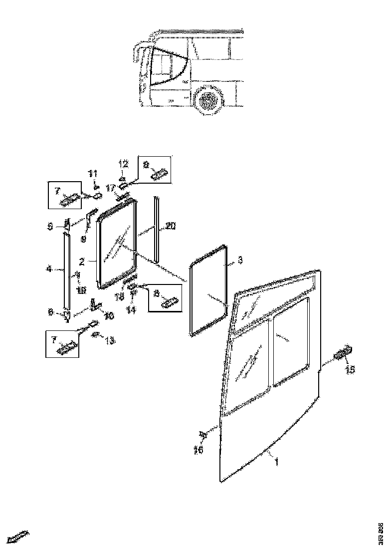 Buy 2372887 DRIVER'S WINDOW SCANIA