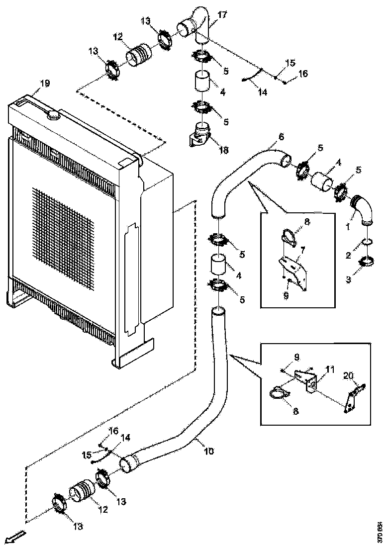 Buy 2374294 Charge air pipe SCANIA
