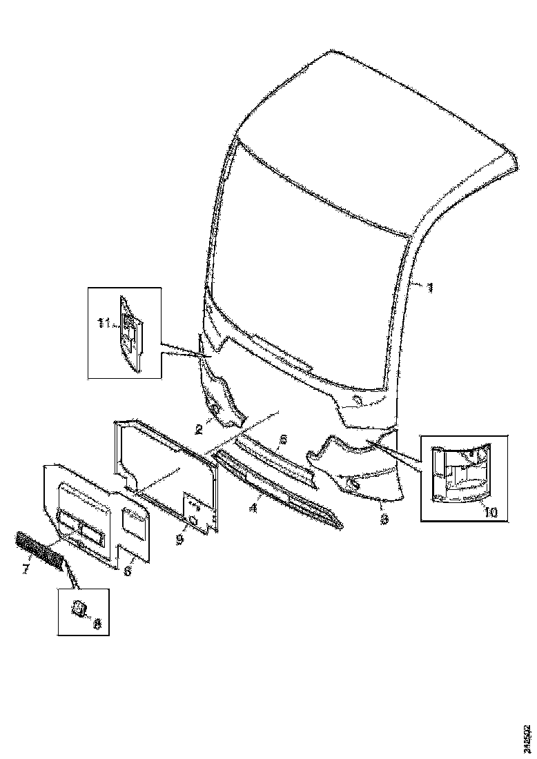 Buy 2376836 BUMPER CORNER RH SCANIA