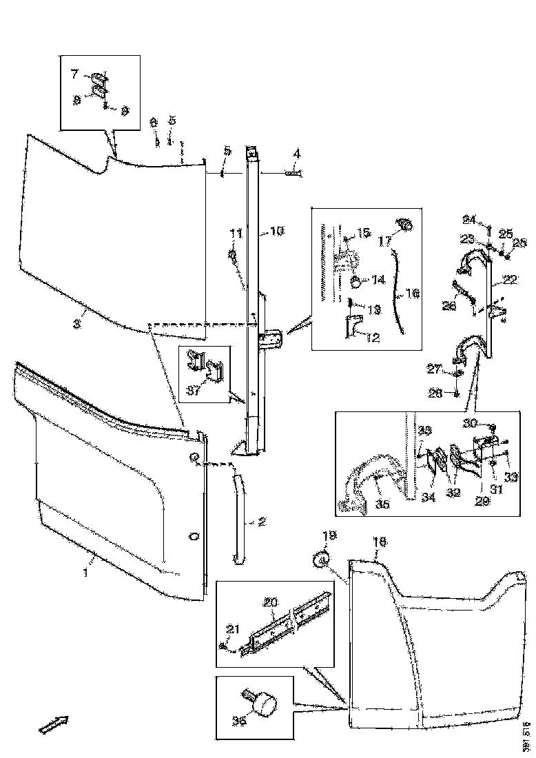 Buy 2378901 HINGE SCANIA