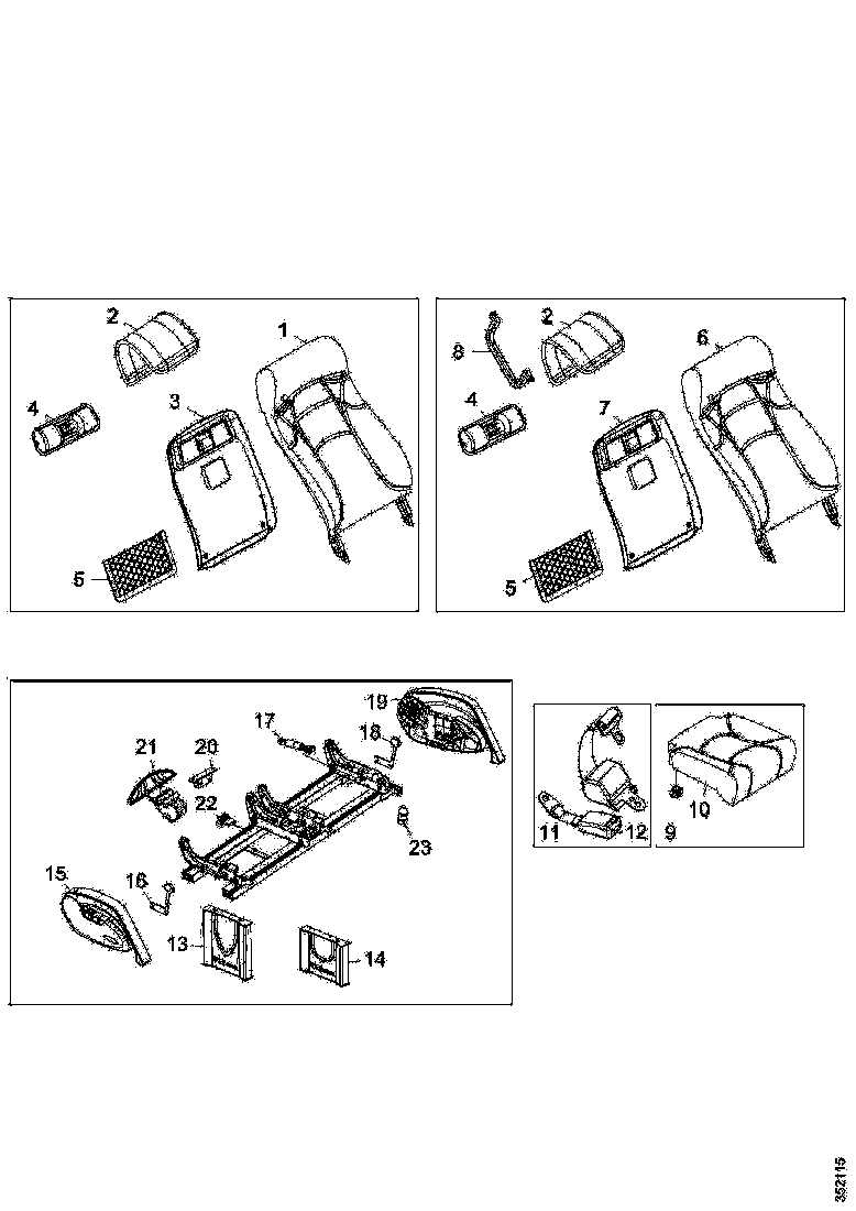Buy 2387532 BACK REST SCANIA