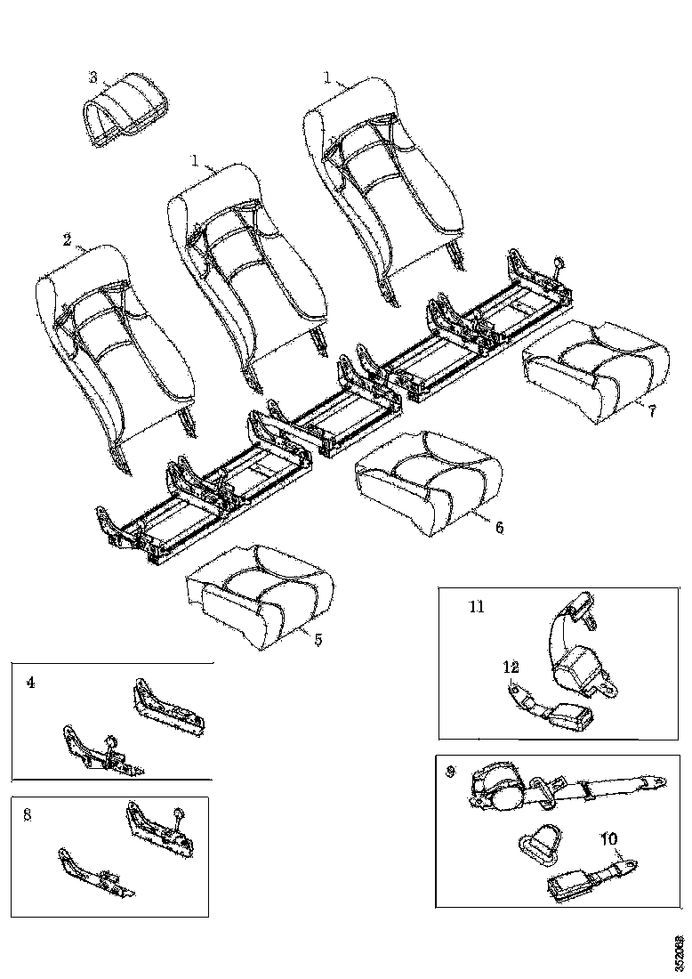 Buy 2387537 BACKREST SCANIA