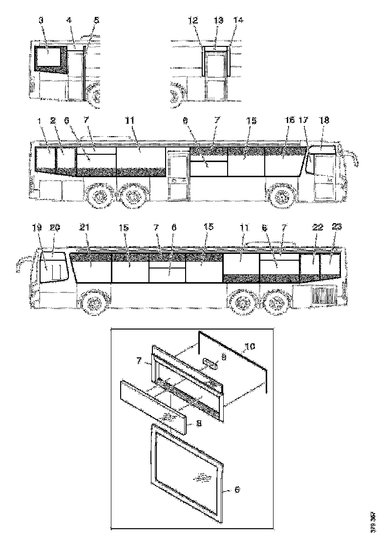 Buy 2388014 SIDE WINDOW SCANIA