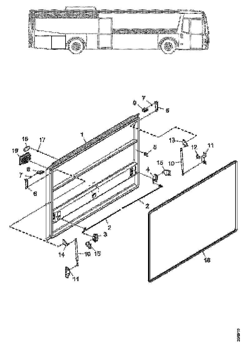 Buy 2391624 LUGGAGE COMPARTMENT DOOR SCANIA