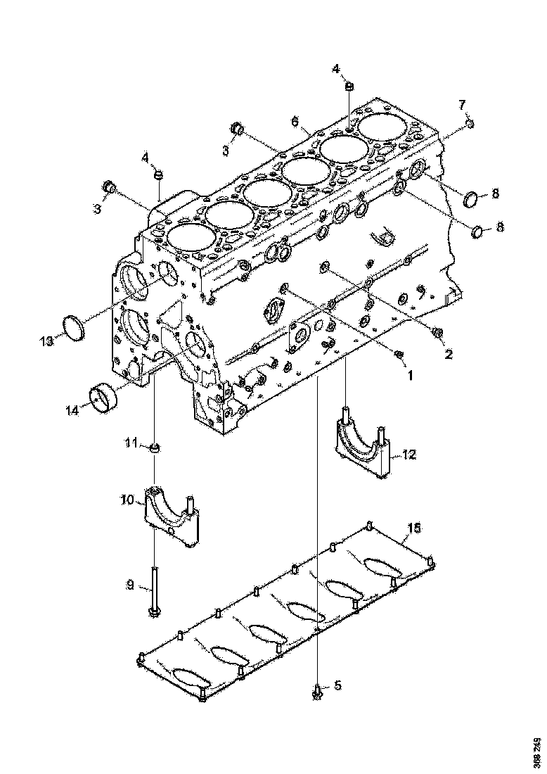 Buy 2392631 CYLINDER BLOCK SCANIA