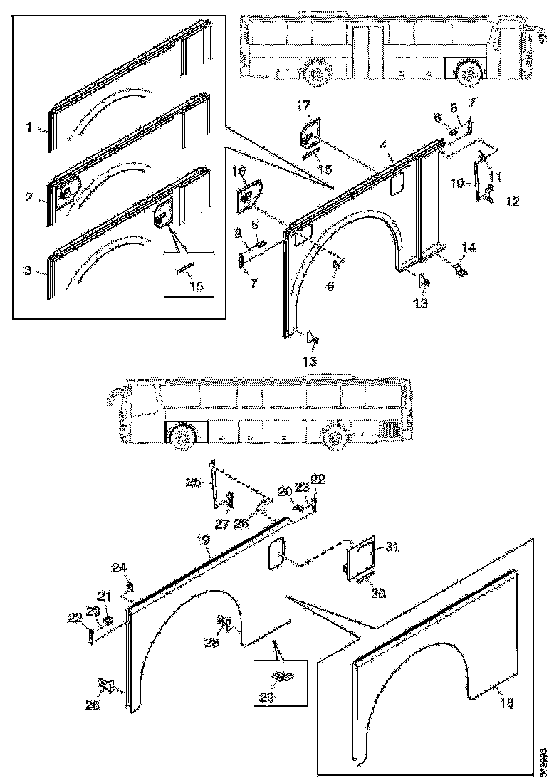 Buy 2393531 WHEEL HOUSING HATCH SCANIA
