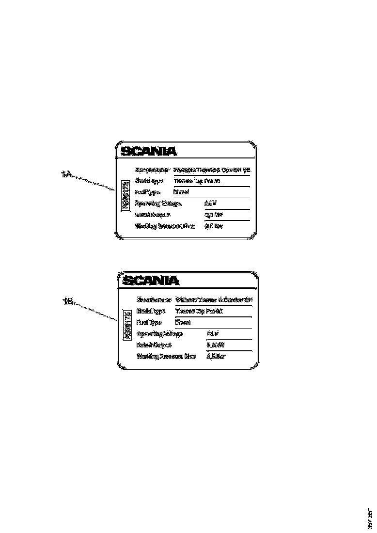 Buy 2395175 TYPE PLATE SCANIA