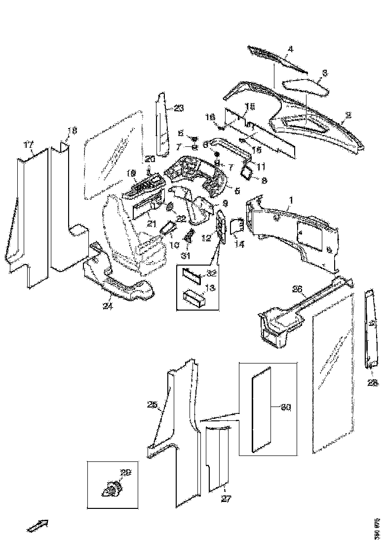 Buy 2395382 WINDOW PANEL SCANIA