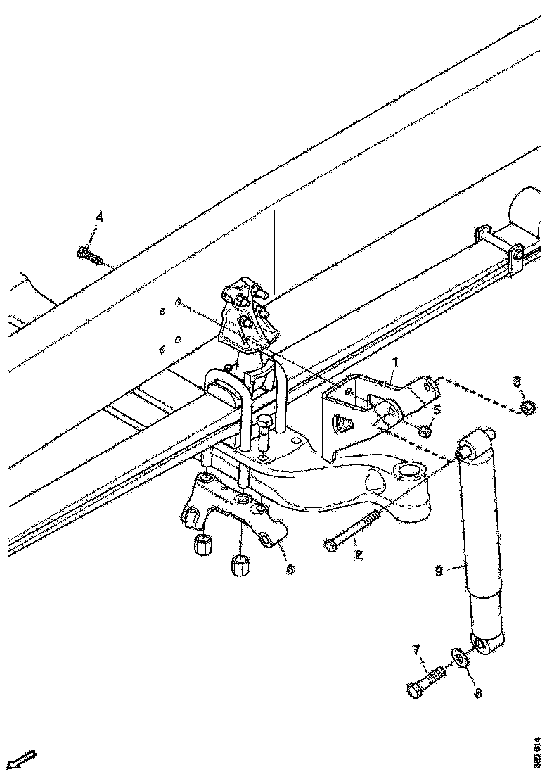 Buy 2395977 SHOCK ABSORBER BRACKET SCANIA