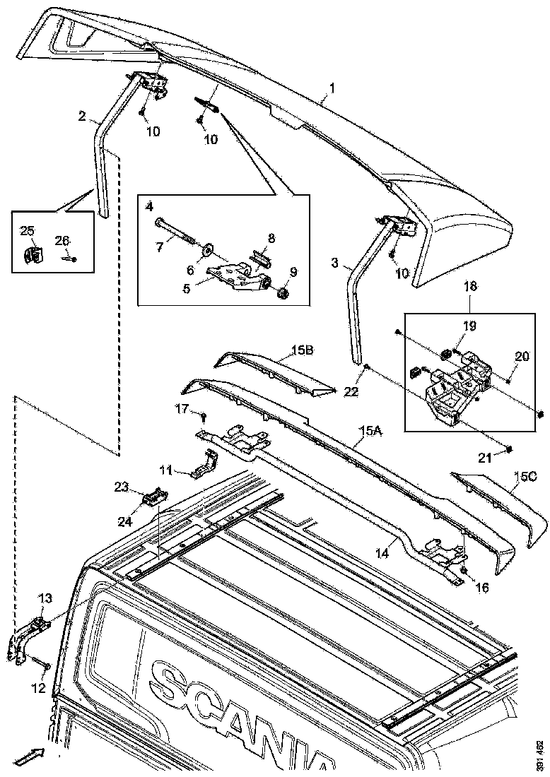 Buy 2397134 AIR DEFLECTOR SCANIA