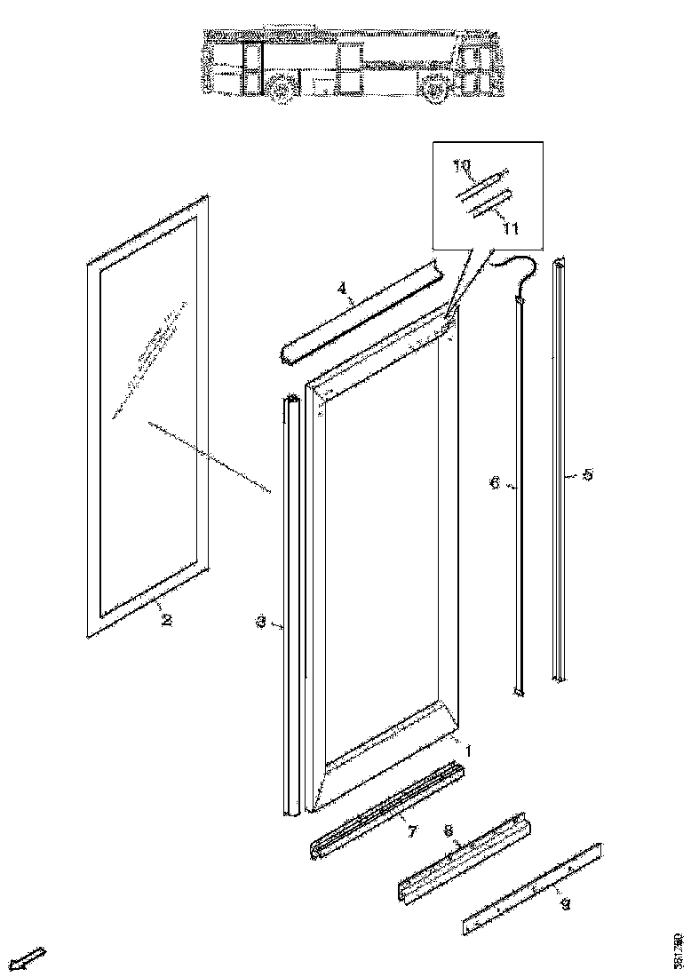 Buy 2398424 GUIDE RAIL SCANIA