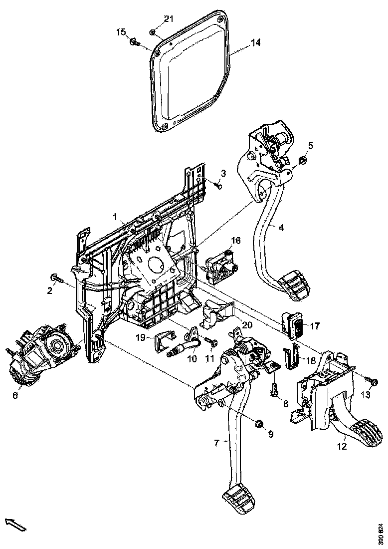 Buy 2399907 PEDAL PAD SCANIA