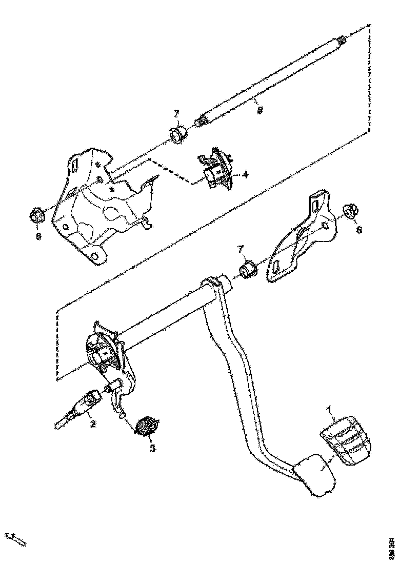 Buy 2399908 PEDAL PAD SCANIA