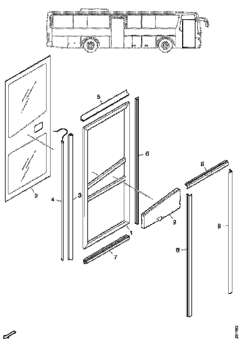 Buy 2403156 DOOR WINDOW SCANIA