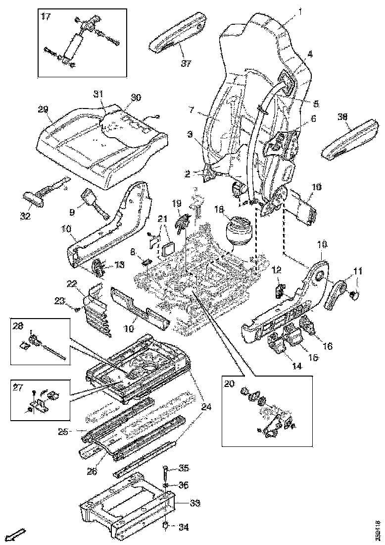 Buy 2410791 BACKREST SCANIA