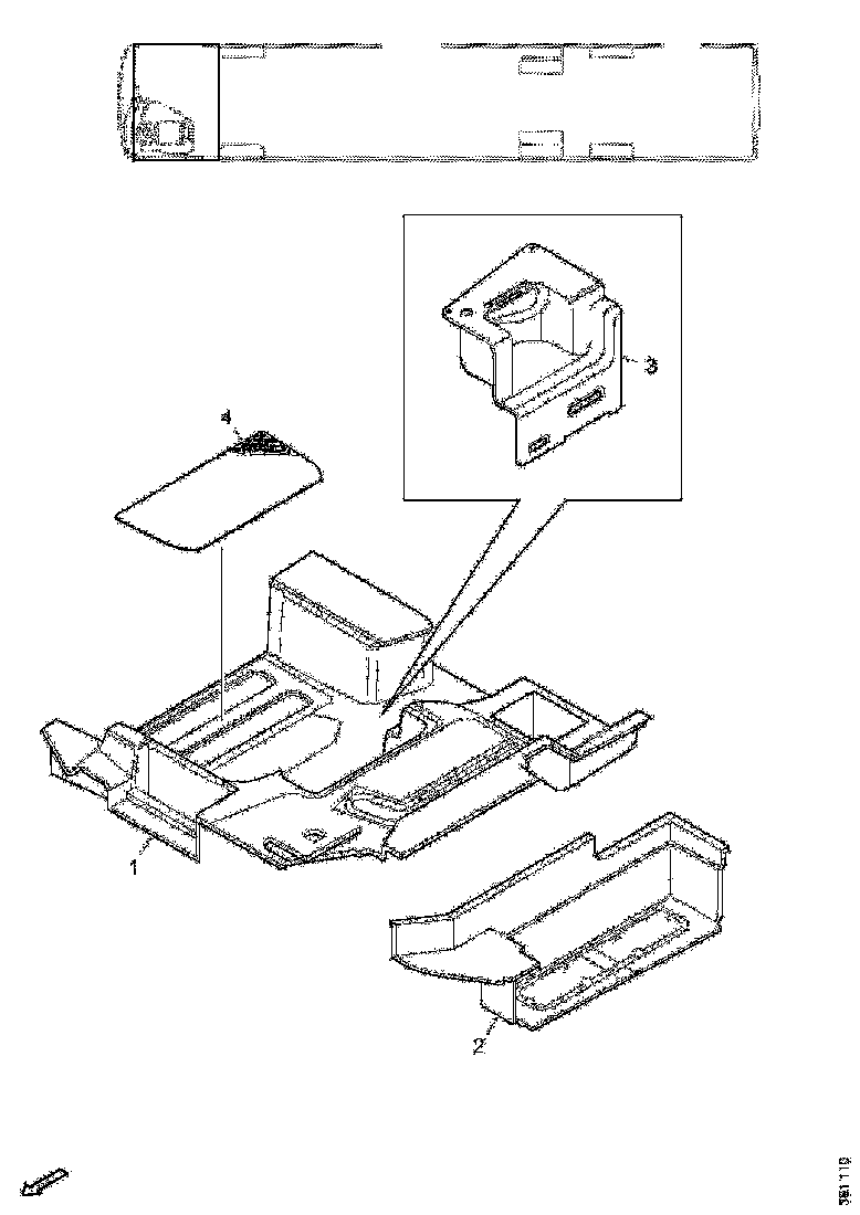 Buy 2412954 FLOOR PANE SCANIA