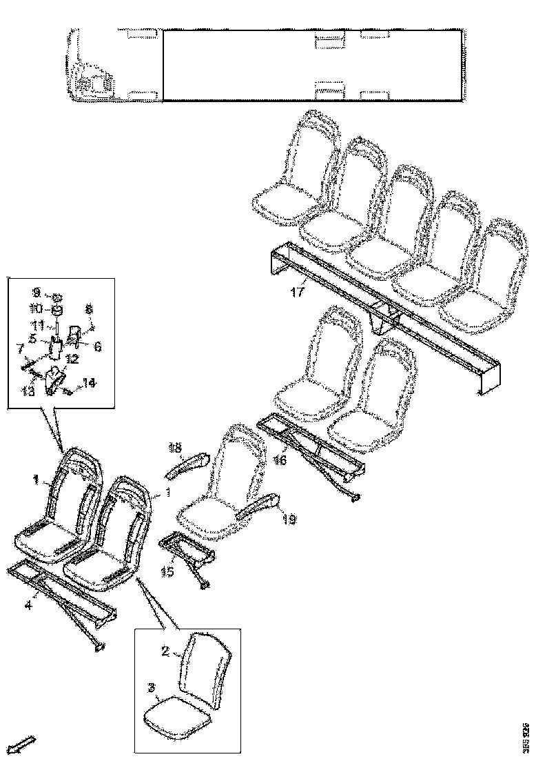Buy 2413053 SEAT SQUAB SCANIA
