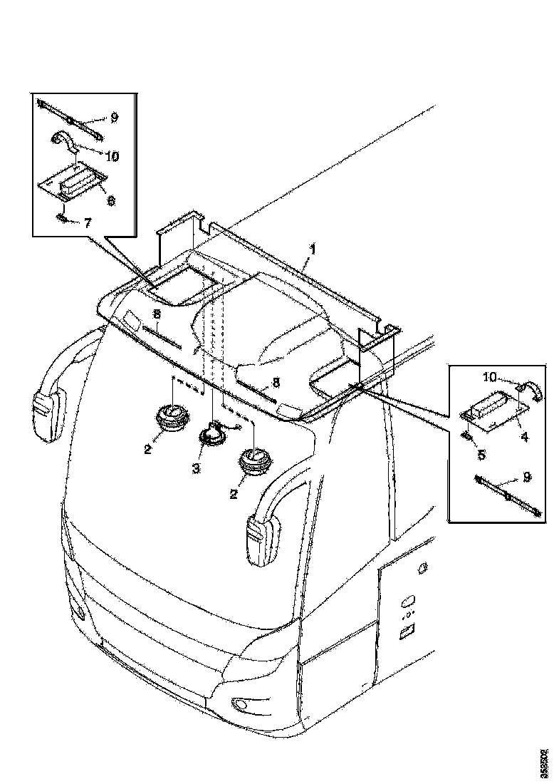 Buy 2414282 HINGE SCANIA