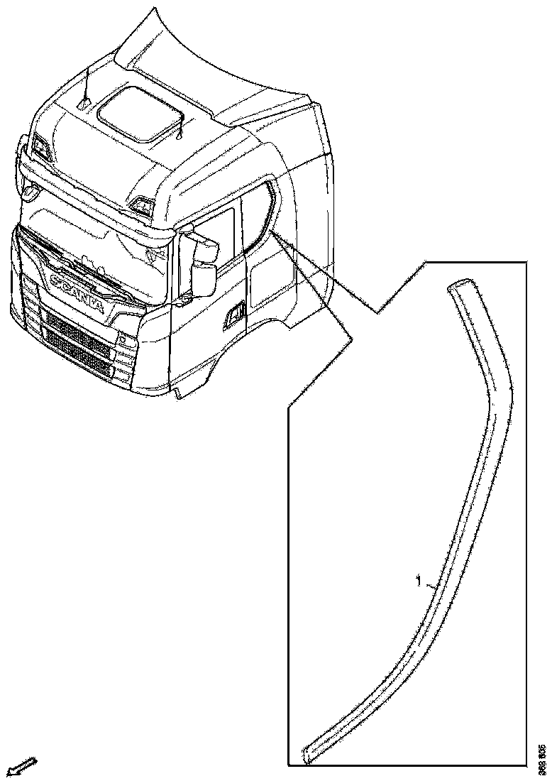Buy 2414335 DECORATIVE STRIPES SCANIA