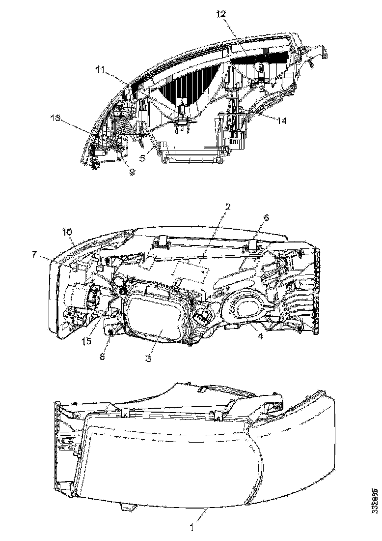 Buy 2416141 HEADLAMP RH SCANIA