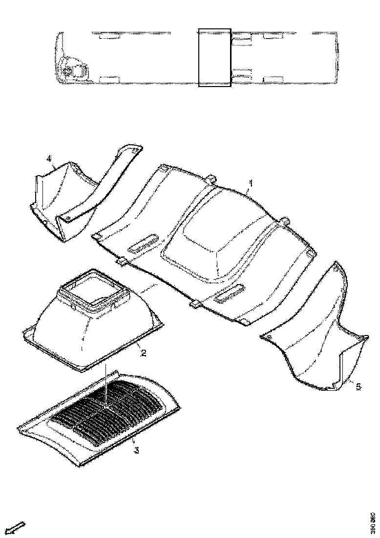 Buy 2416156 CEILING PANEL SCANIA