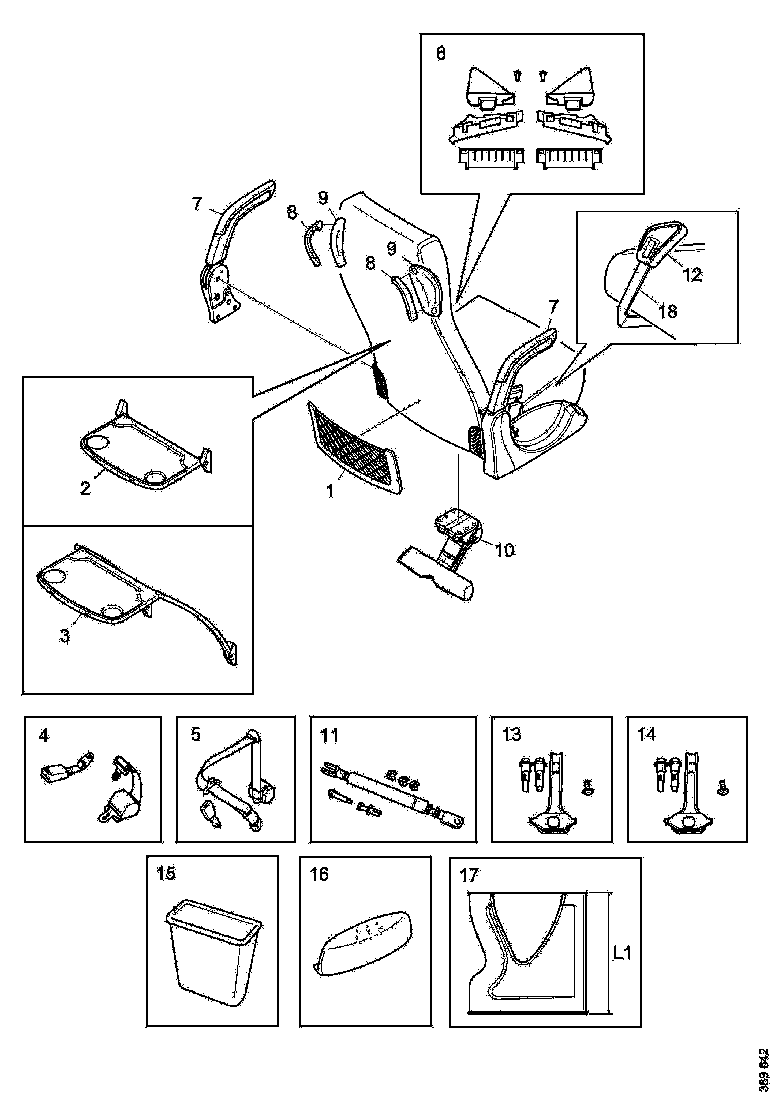 Buy 2417410 MOUNTING FRAME SCANIA