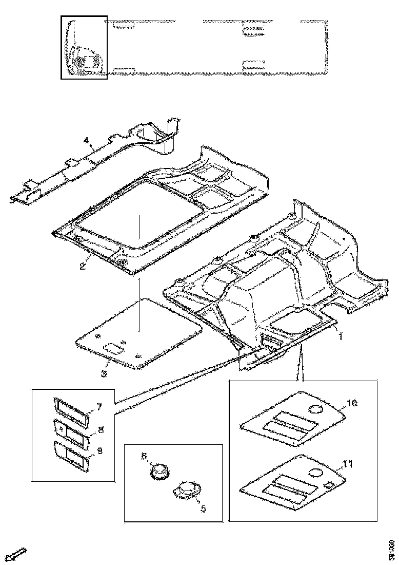 Buy 2417473 CEILING PANEL SCANIA