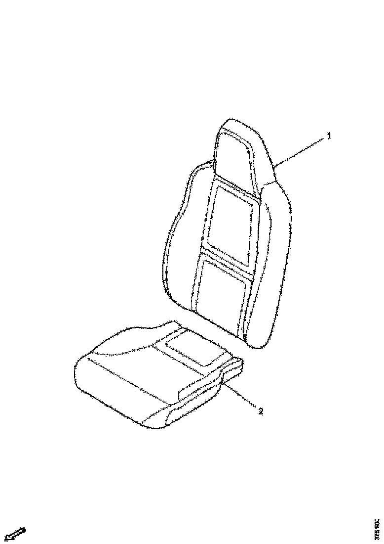Buy 2421467 SEAT UPHOLSTERY SCANIA