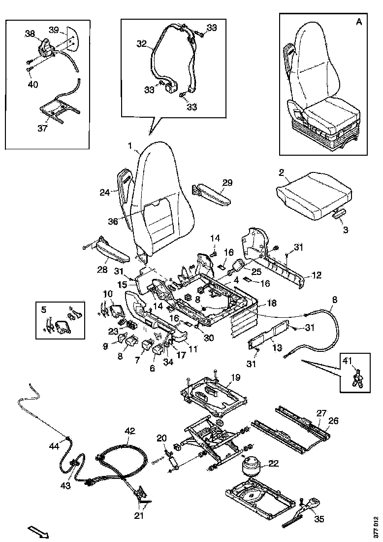 Buy 2421499 ARMREST SCANIA