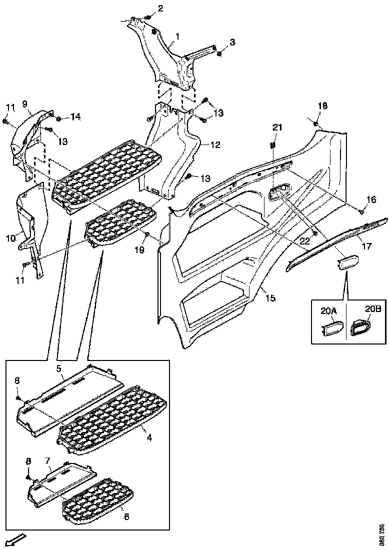 Buy 2422408 STEP PLATE SCANIA