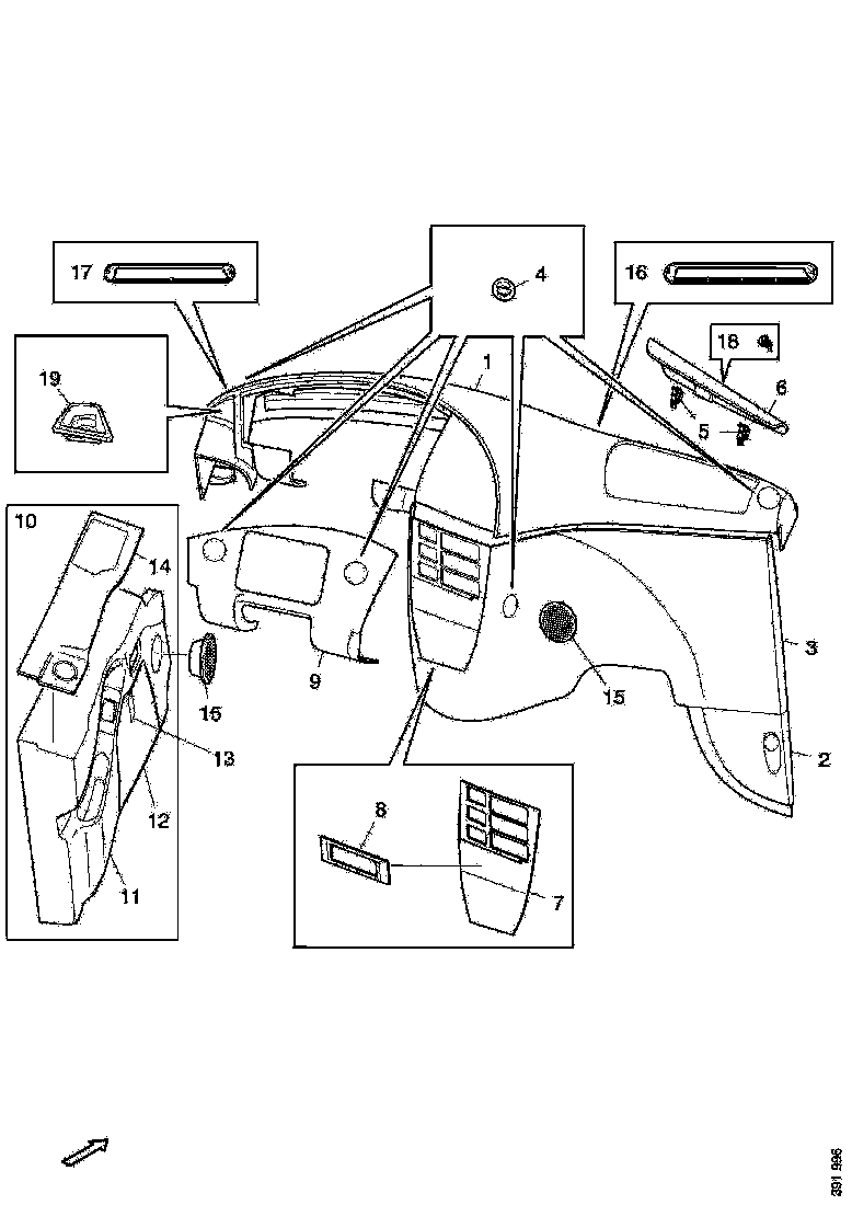 Buy 2423282 INSTRUMENT PANEL SCANIA