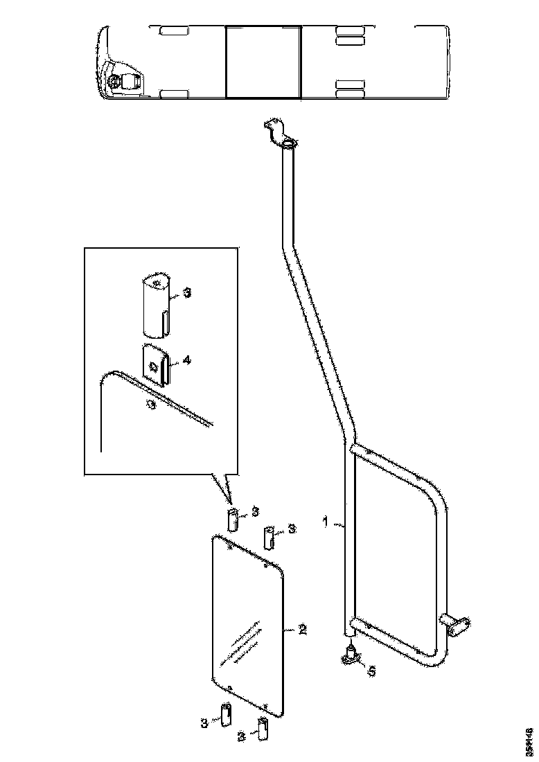 Buy 2423656 HANDRAIL SCANIA