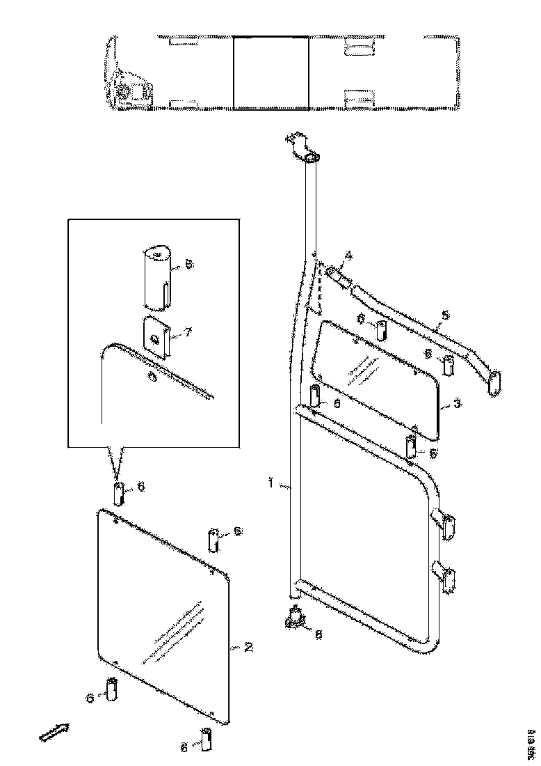 Buy 2423660 HANDRAIL SCANIA